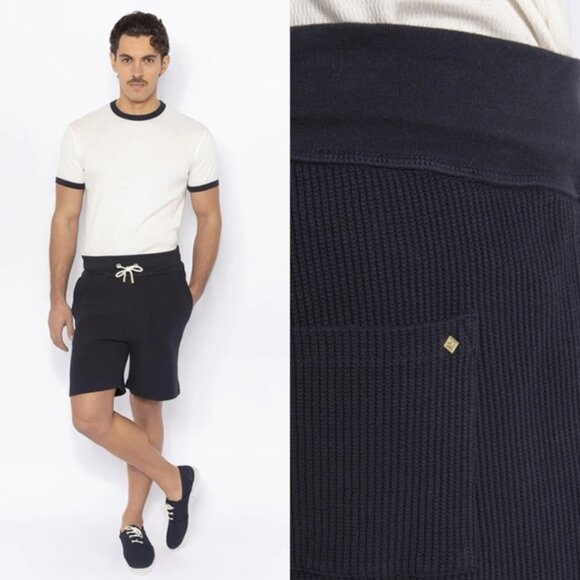 RIVIERAS Men’s Interlock Knit Shorts in Marine NWT - Picture 1 of 8